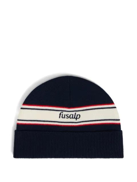 embroiderd-logo beanie hat by FUSALP