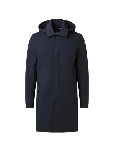 hoodied single-breasted coat by FUSALP
