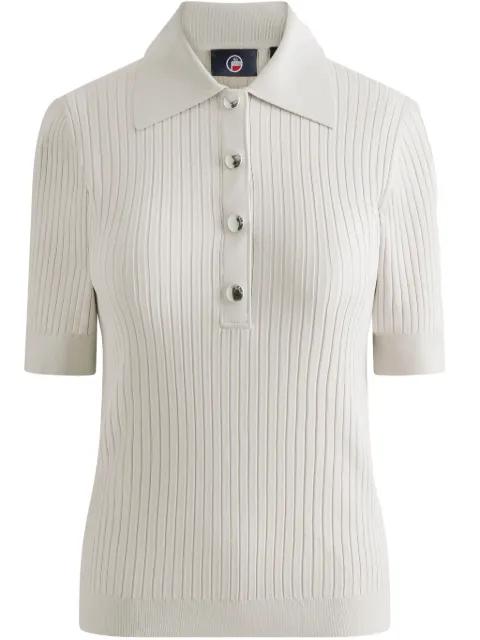 knitted polo top by FUSALP