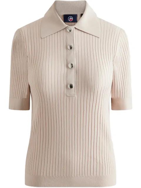 knitted polo top by FUSALP