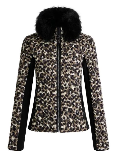 leopard-print ski jacket by FUSALP