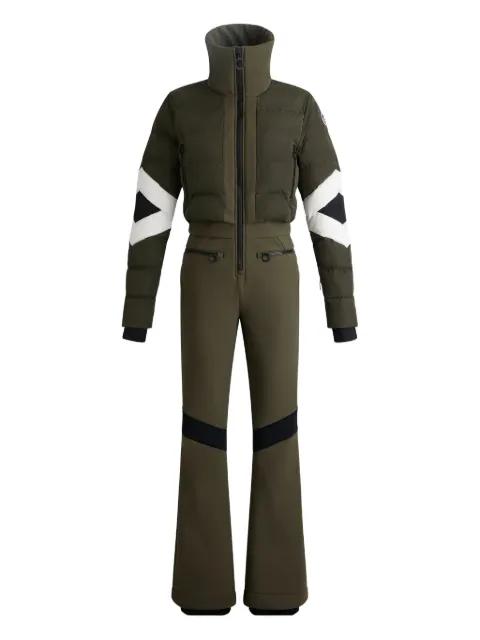 quilted panelled ski jumpsuit by FUSALP
