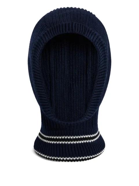 ribbed wool balaclava by FUSALP