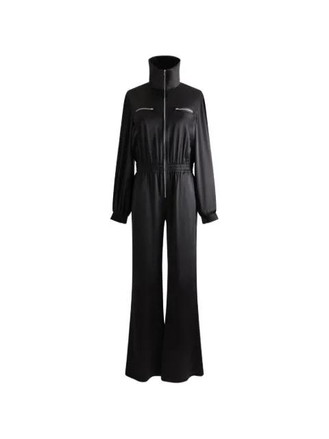 zip-up cuffed jumpsuit by FUSALP