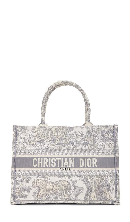 FWRD Renew Dior Book Tote Bag in Grey by FWRD RENEW