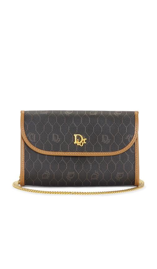 FWRD Renew Dior Honeycomb Shoulder Bag in Brown,Black by FWRD RENEW