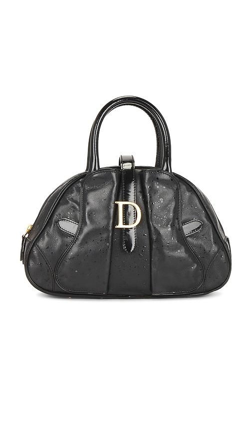 FWRD Renew Dior Mini Double Saddle Bowler Bag in Black by FWRD RENEW
