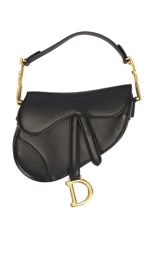 FWRD Renew Dior Mini Saddle Bag in Black by FWRD RENEW