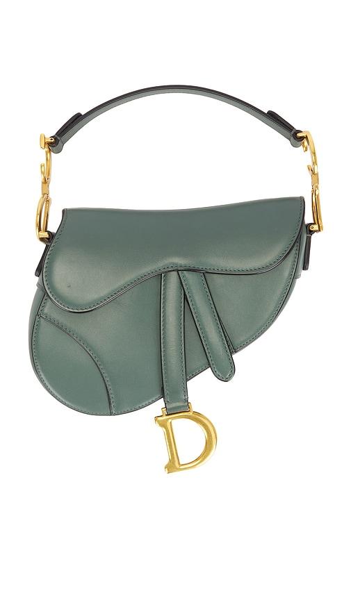 FWRD Renew Dior Saddle Bag in Green by FWRD RENEW