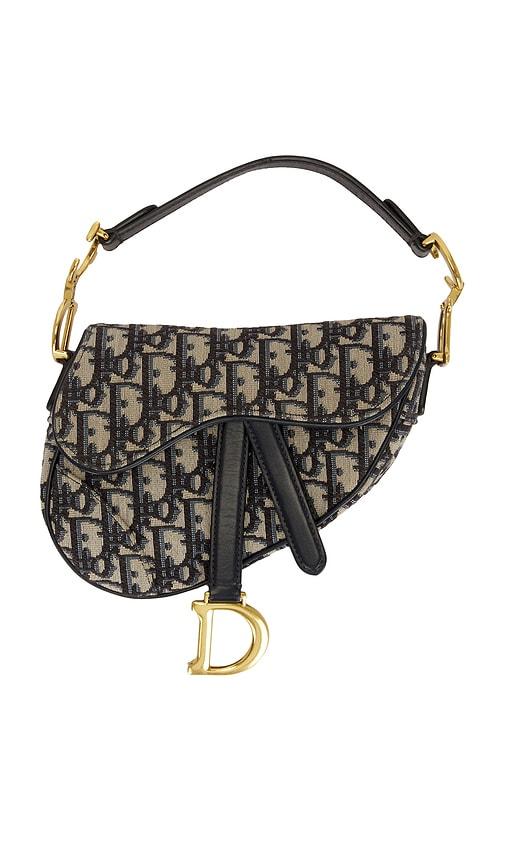 FWRD Renew Dior Trotter Oblique Saddle Bag in Blue by FWRD RENEW