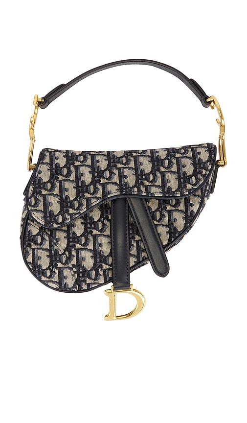 FWRD Renew Dior Trotter Oblique Saddle Bag in Blue by FWRD RENEW