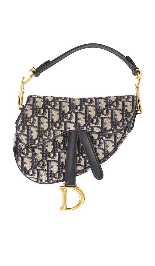 FWRD Renew Dior Trotter Oblique Saddle Bag in Blue by FWRD RENEW
