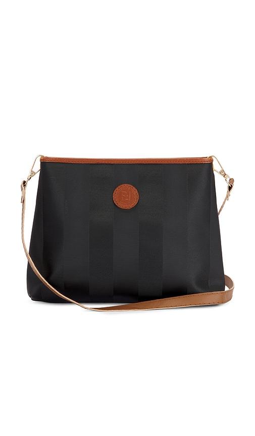 FWRD Renew Fendi Pequin Crossbody Bag by FWRD RENEW