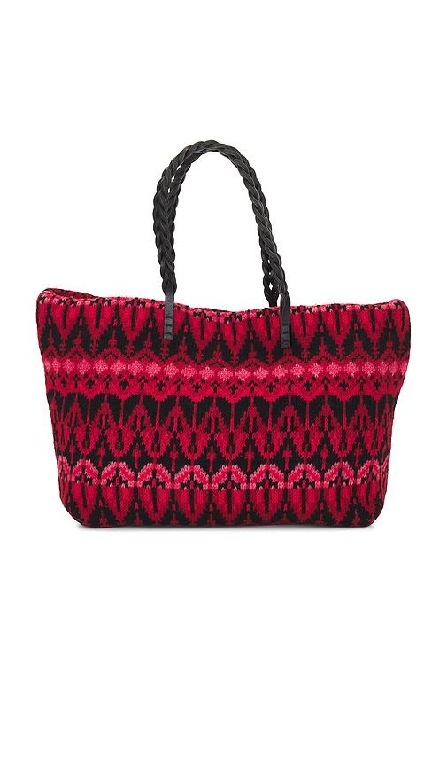 FWRD Renew Fendi Wool Tote Bag in Red by FWRD RENEW