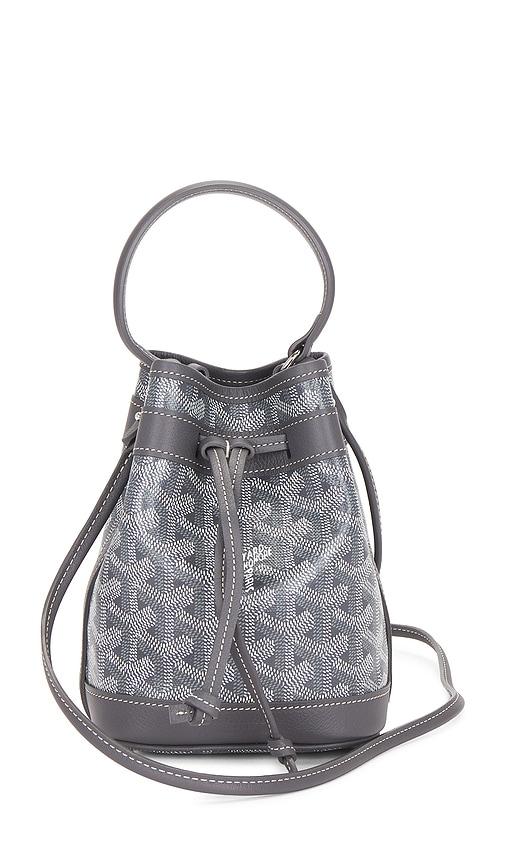 FWRD Renew Goyard Petit Flot Mini Bucket Bag in Grey by FWRD RENEW