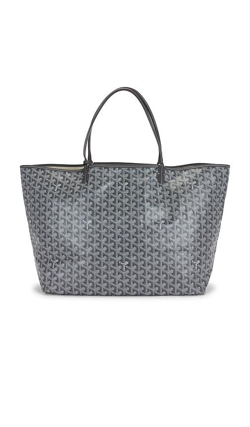 FWRD Renew Goyard Saint Louis GM Tote Bag in Grey by FWRD RENEW FWRD Renew Goyard Saint Louis GM Tote Bag in Grey by FWRD RENEW
