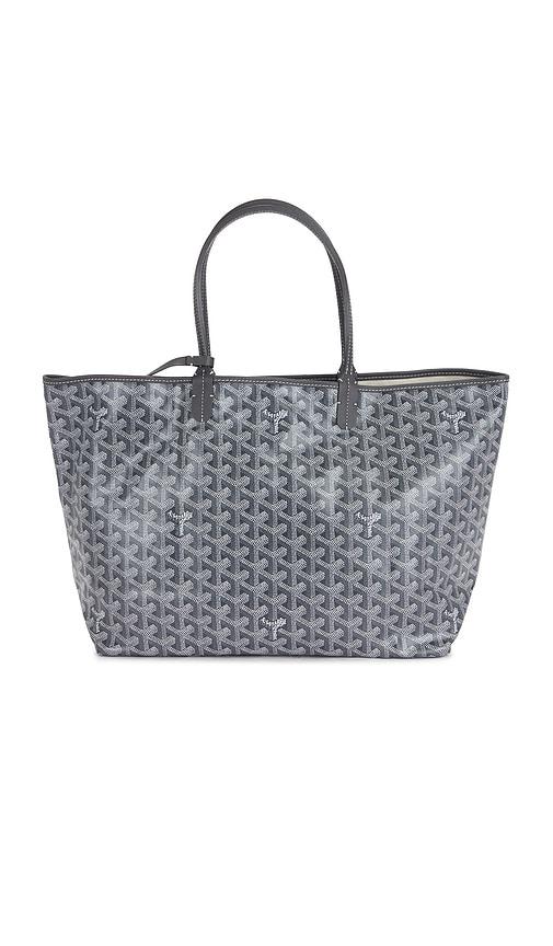 FWRD Renew Goyard Saint Louis PM Tote Bag in Grey by FWRD RENEW FWRD Renew Goyard Saint Louis PM Tote Bag in Grey by FWRD RENEW