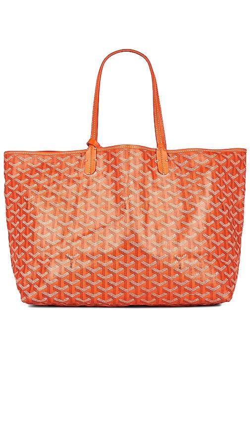 FWRD Renew Goyard Saint Louis PM Tote Bag in Orange by FWRD RENEW