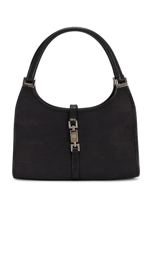 FWRD Renew Gucci Bardot Shoulder Bag in Black by FWRD RENEW