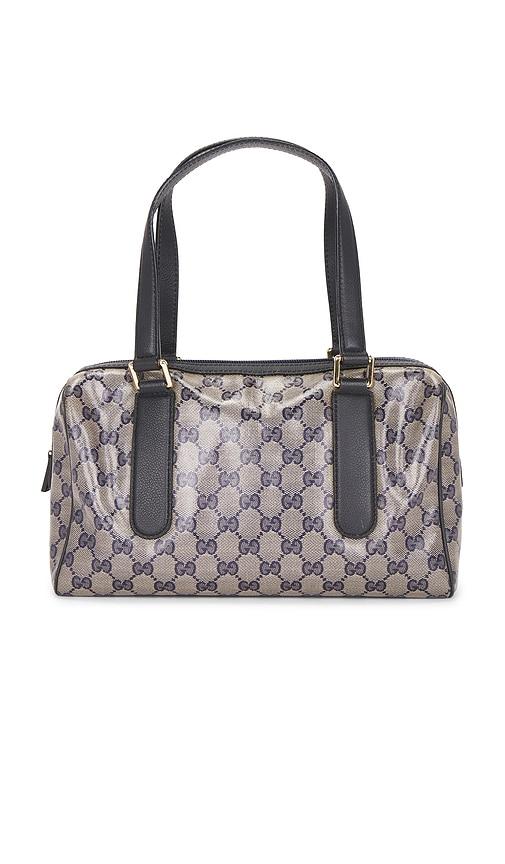FWRD Renew Gucci Boston Bag in Grey by FWRD RENEW