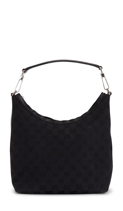 FWRD Renew Gucci Clasp Hobo Bag in Black by FWRD RENEW