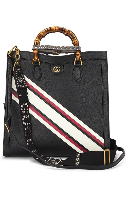 FWRD Renew Gucci Diana Handbag in Black by FWRD RENEW