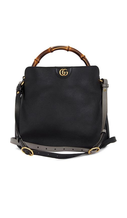 FWRD Renew Gucci Diana Handbag in Black by FWRD RENEW