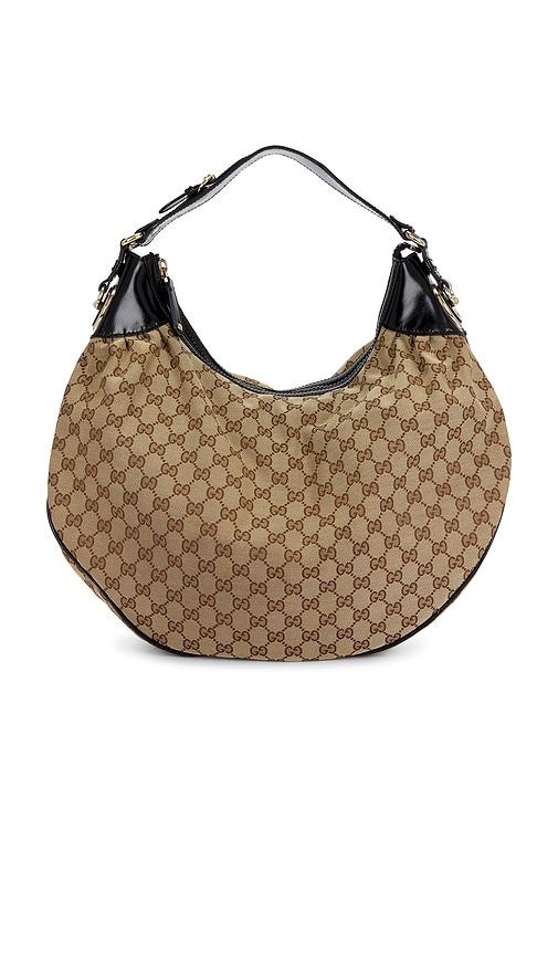 FWRD Renew Gucci Full Moon Hobo Bag in Beige by FWRD RENEW