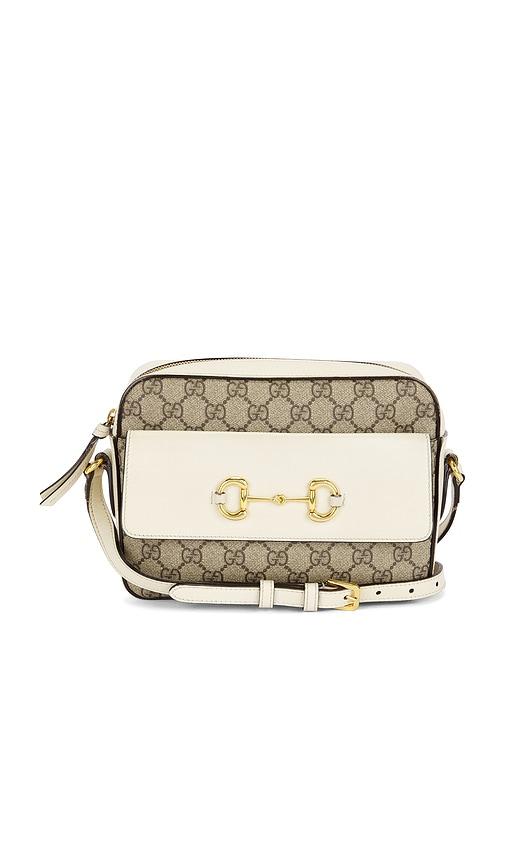 FWRD Renew Gucci Horsebit 1955 Shoulder Bag in Beige by FWRD RENEW