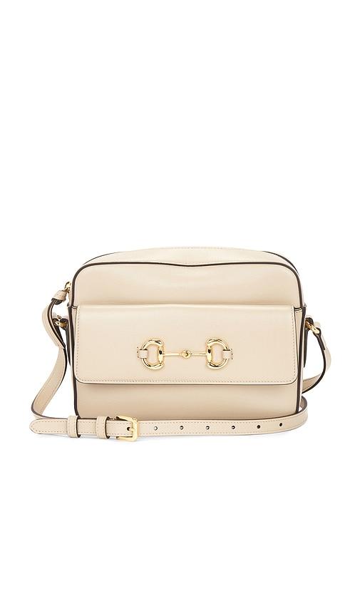 FWRD Renew Gucci Horsebit 1955 Shoulder Bag in Beige by FWRD RENEW