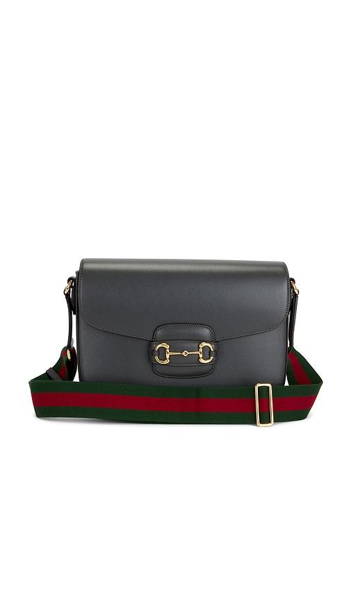 FWRD Renew Gucci Horsebit 1955 Shoulder Bag in Grey by FWRD RENEW