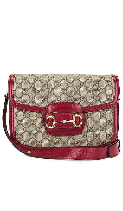 FWRD Renew Gucci Horsebit 1955 Shoulder Bag in Tan by FWRD RENEW