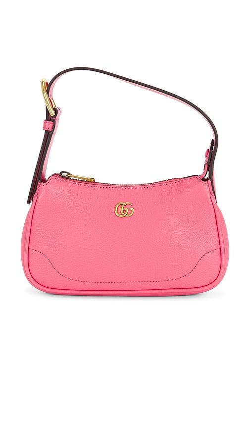 FWRD Renew Gucci Mini Aphrodite Shoulder Bag in Pink by FWRD RENEW