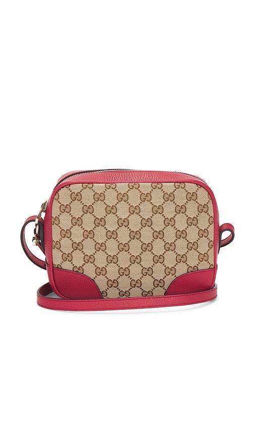 FWRD Renew Gucci Mini Bree Messenger Bag in Beige by FWRD RENEW