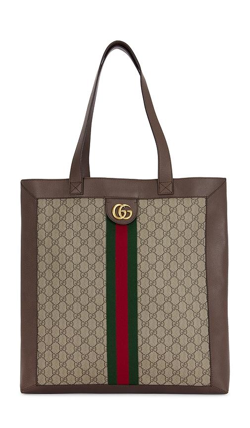 FWRD Renew Gucci Ophidia Tote Bag in Beige by FWRD RENEW