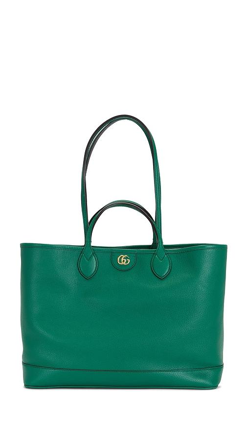 FWRD Renew Gucci Ophidia Tote Bag in Green by FWRD RENEW