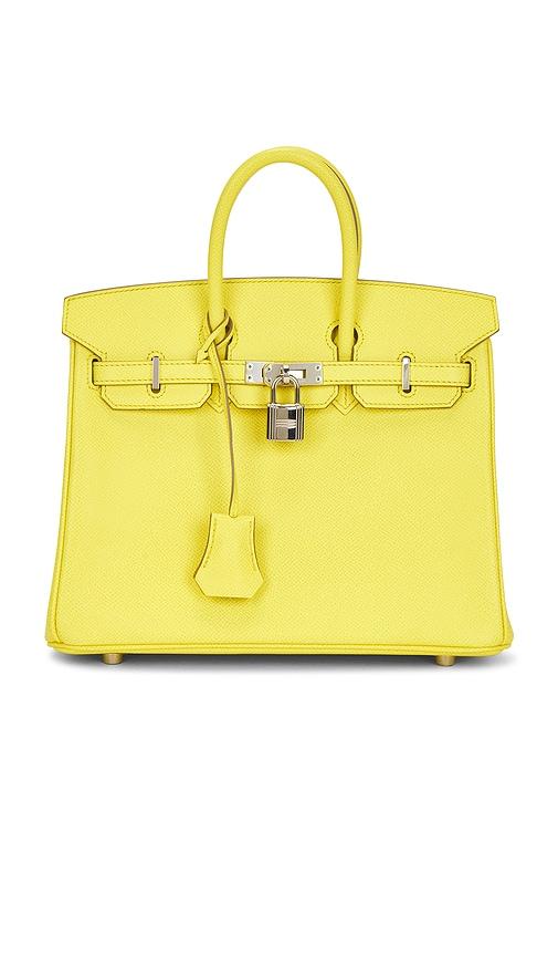 FWRD Renew Hermes Epsom Birkin 25 Handbag in Yellow by FWRD RENEW