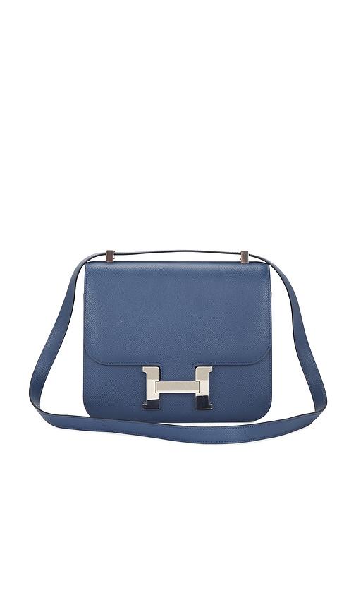 FWRD Renew Hermes Epsom Constance 24 Shoulder Bag in Royal by FWRD RENEW