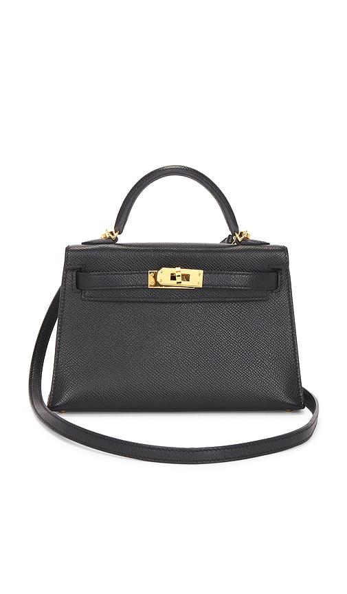 FWRD Renew Hermes Epsom Kelly 20 Handbag in Black by FWRD RENEW