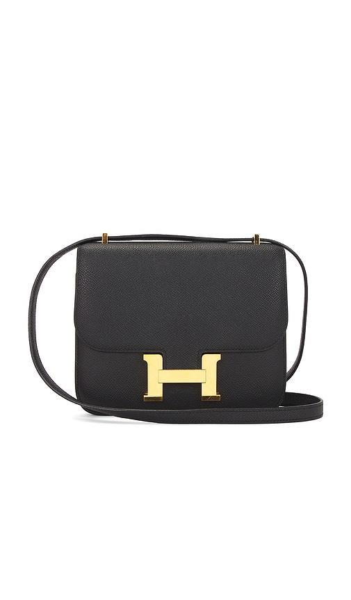 FWRD Renew Hermes Epsom Mini Constance 18 Shoulder Bag in Black by FWRD RENEW