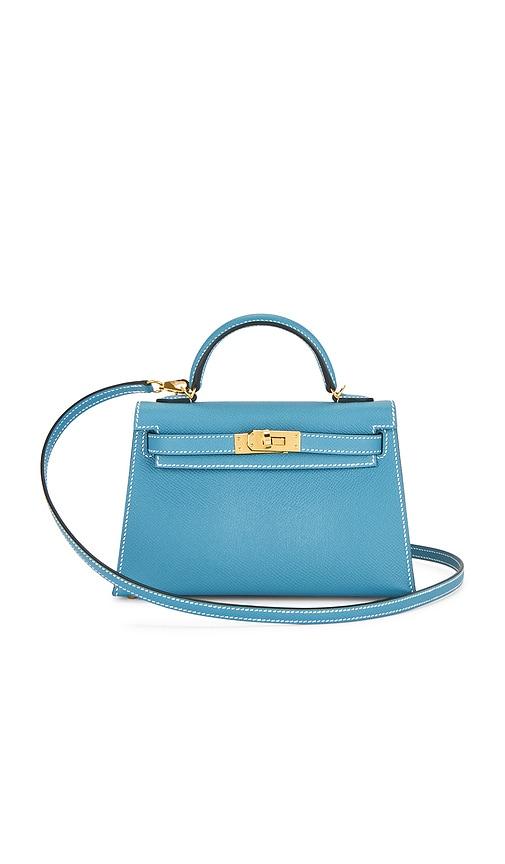 FWRD Renew Hermes Kelly 20 Handbag in Blue by FWRD RENEW