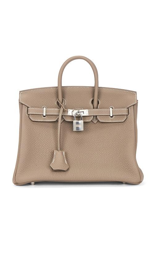 FWRD Renew Hermes Togo Birkin 25 Handbag in Taupe by FWRD RENEW
