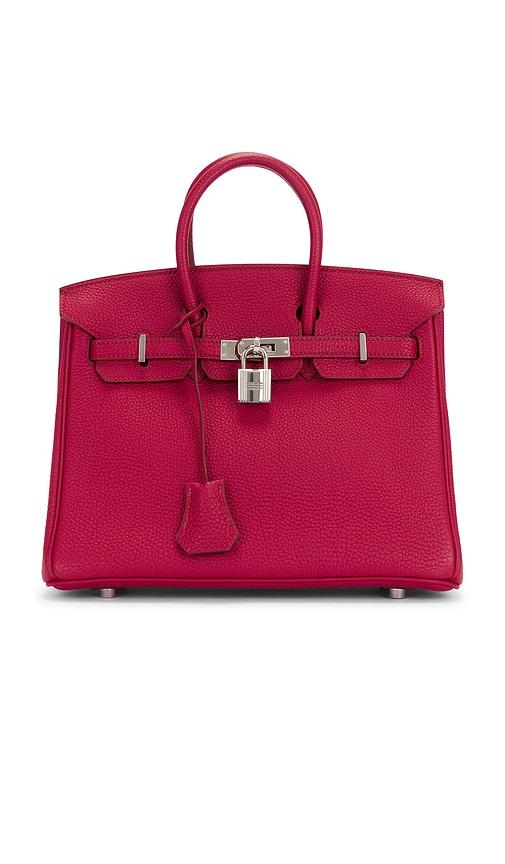 FWRD Renew Hermes Togo Birkin 25 Handbag in Wine by FWRD RENEW