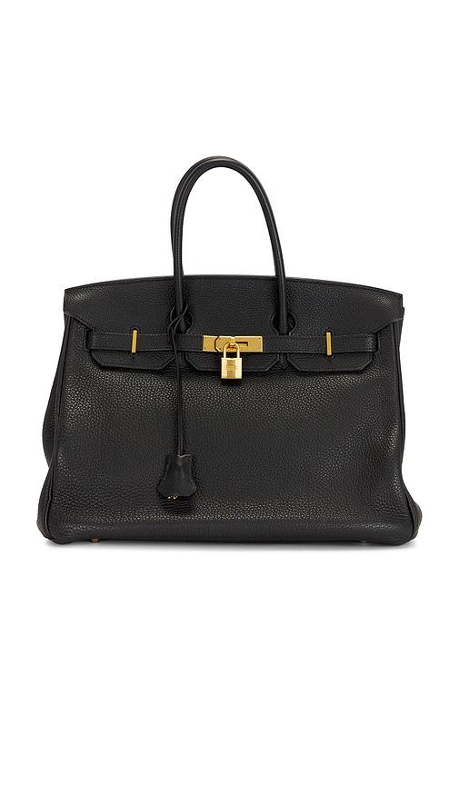 FWRD Renew Hermes Togo Birkin 35 Retourne Handbag in Black by FWRD RENEW