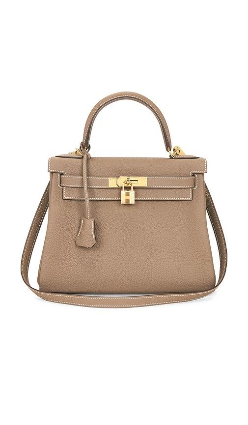 FWRD Renew Hermes Togo Kelly 28 Handbag in Taupe by FWRD RENEW