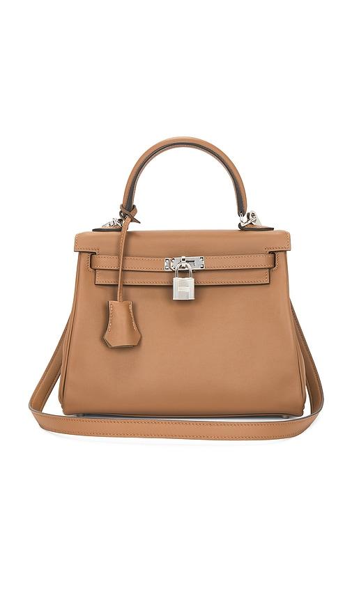 FWRD Renew Hermes Verso Swift Kelly 25 Handbag in Brown by FWRD RENEW