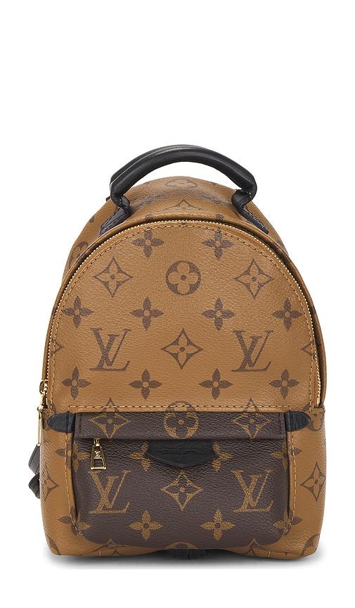 FWRD Renew Louis Vuitton Monogram Palm Springs NM Mini Backpack in Beige by FWRD RENEW
