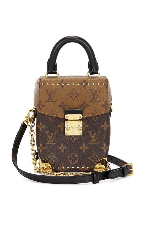 FWRD Renew Louis Vuitton Monogram Reverse Camera Box Handbag in Brown by FWRD RENEW