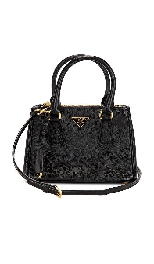 FWRD Renew Prada Saffiano Handbag in Black by FWRD RENEW