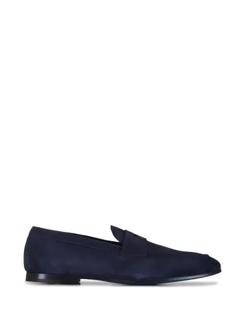 Turin suede penny loafers by G. BROWN SHOES